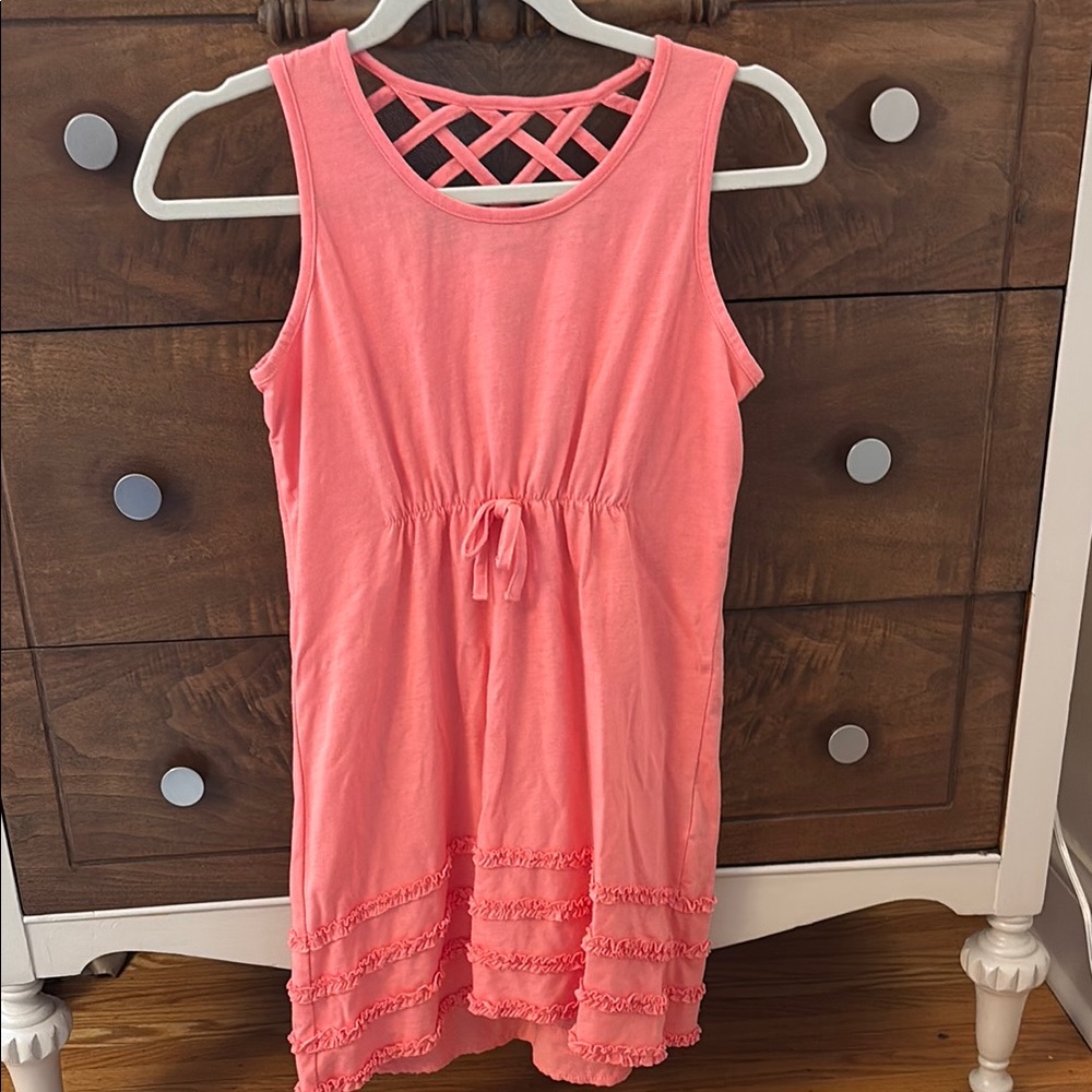 Pink Sleeveless Kids Dress